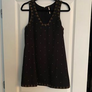 Free People Black Mini Dress